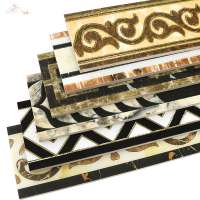 waterjet floor tile cheap marble medallion ceramic border tile